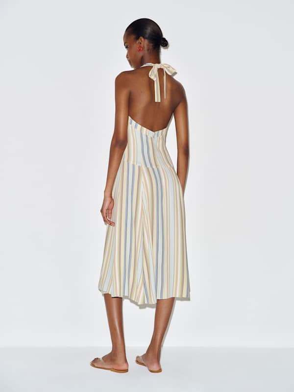 Sofia Dress - Capri Stripe