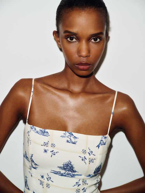 Monette Dress - Antique Tile