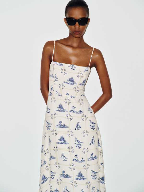 Monette Dress - Antique Tile