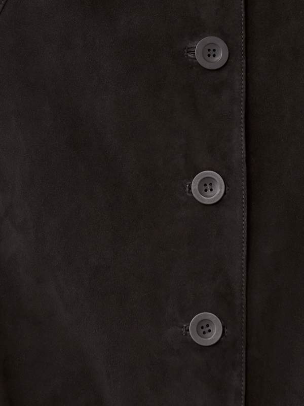 Veda Celine Jacket - Black Suede