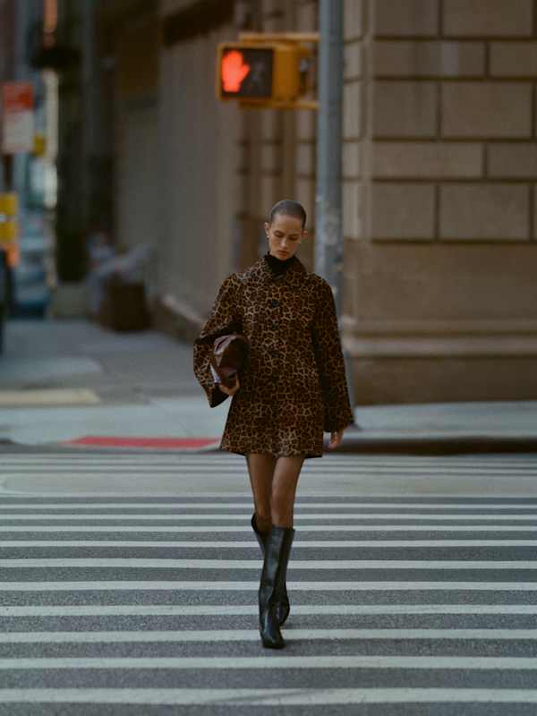 Veda Celine Jacket - Leopard Haircalf