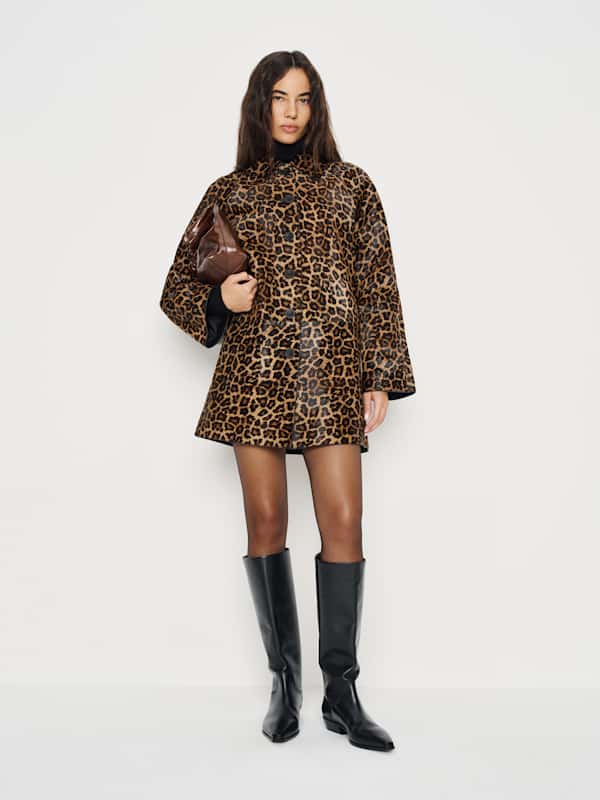 Veda Celine Jacket - Leopard Haircalf