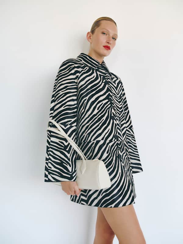Veda Celine Jacket - Zebra Haircalf