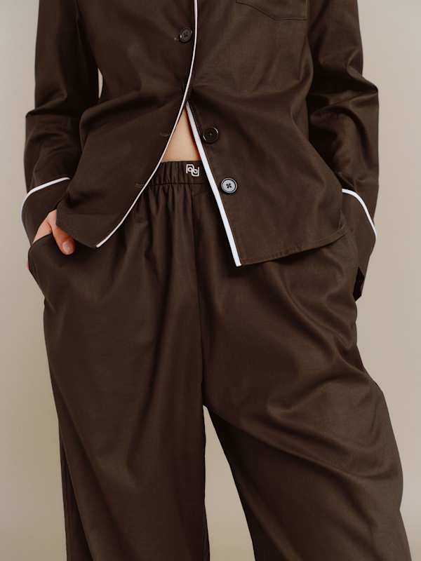 Coco Pajama Set - Cafe