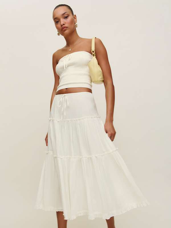 Laney Skirt - Ivory