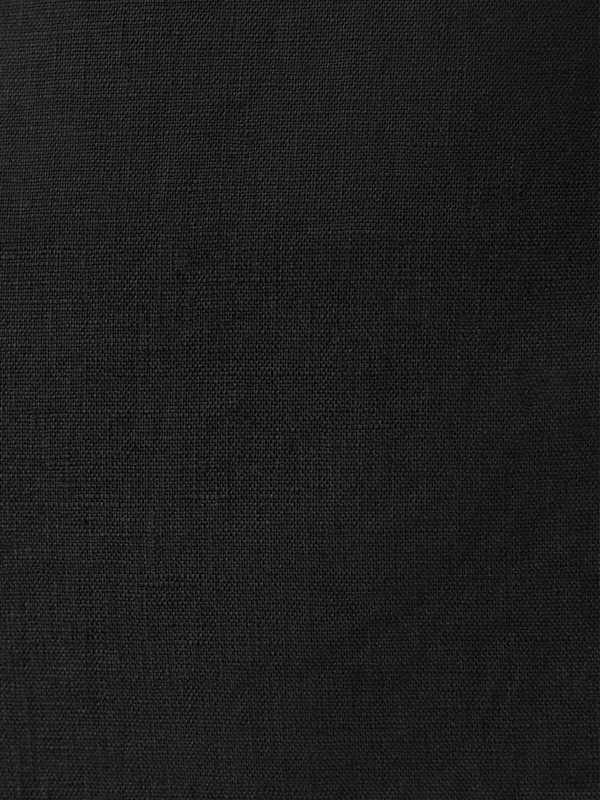 Robe en lin Roslyn grandes tailles - Noir