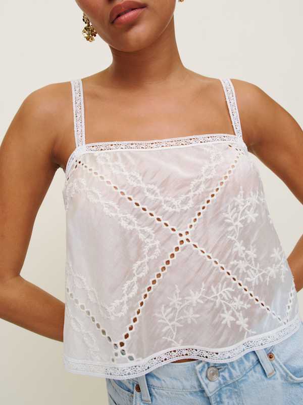 Swan Top - White