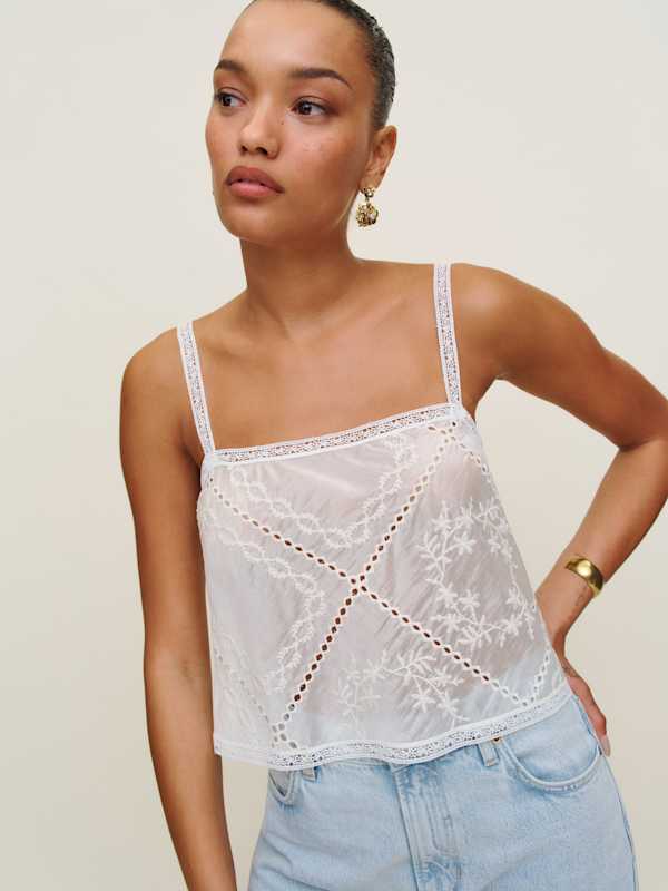 Swan Top - White