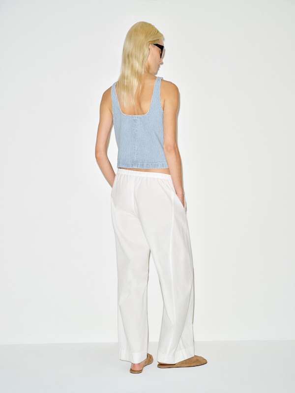 Kaia Denim Top - Island Stripe