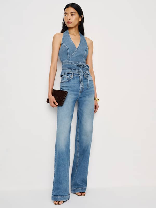 Gaia Denim Halter Top - Ohrid