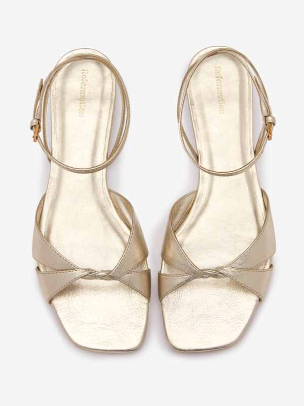 Marigold Flat Sandal - Gold