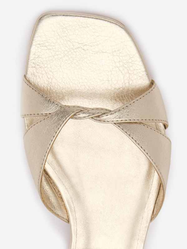 Marigold Flat Sandal - Gold