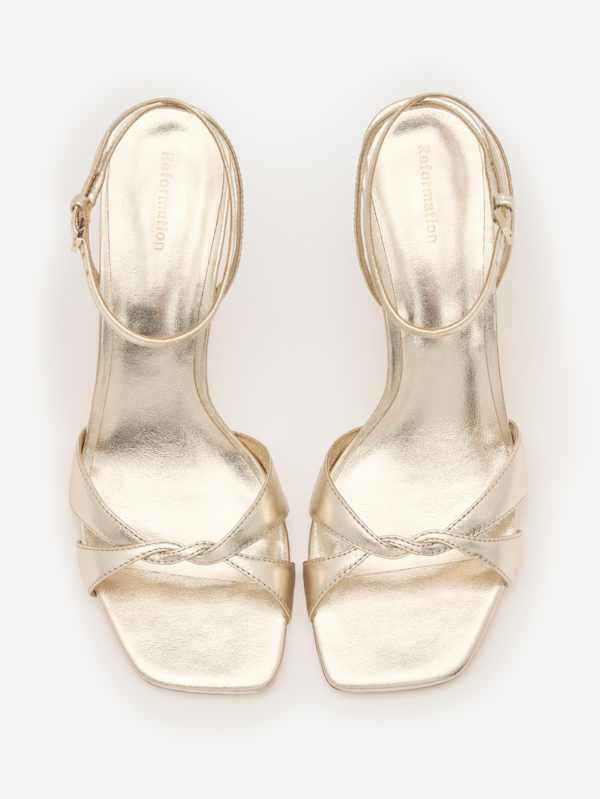 Margo Wedge Sandal - Gold