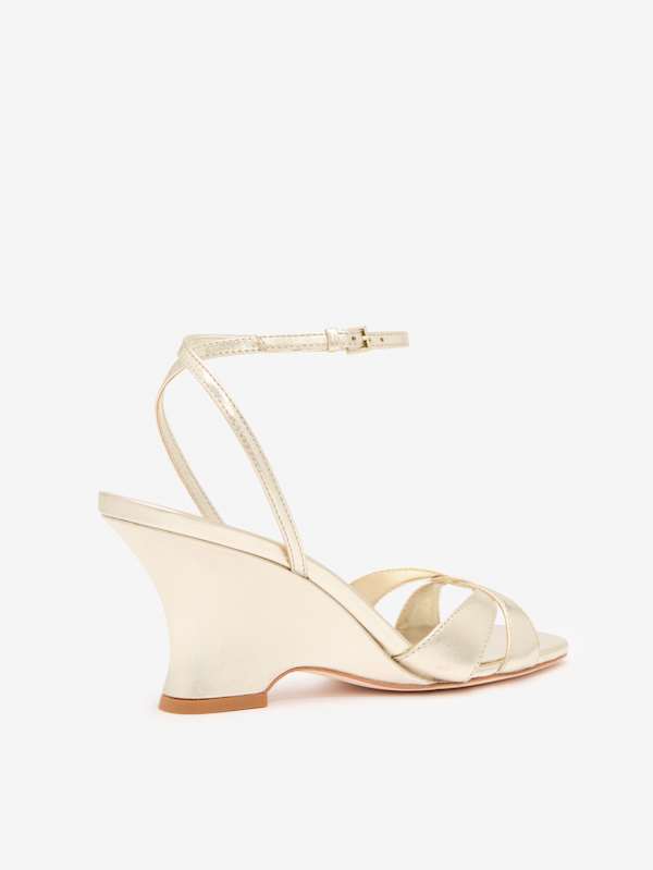 Margo Wedge Sandal - Gold