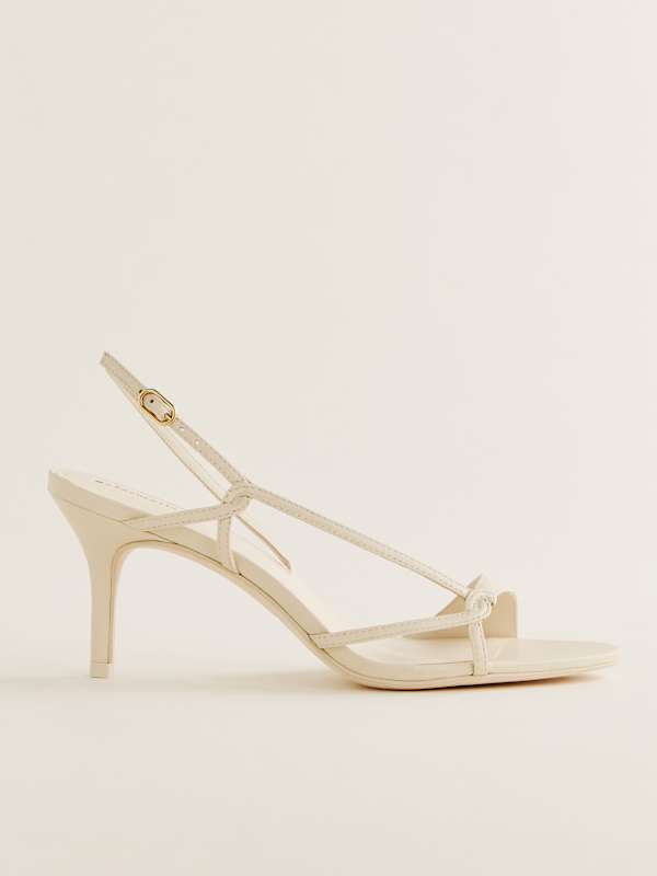 Nino Slingback Heeled Sandal - Almond Leather