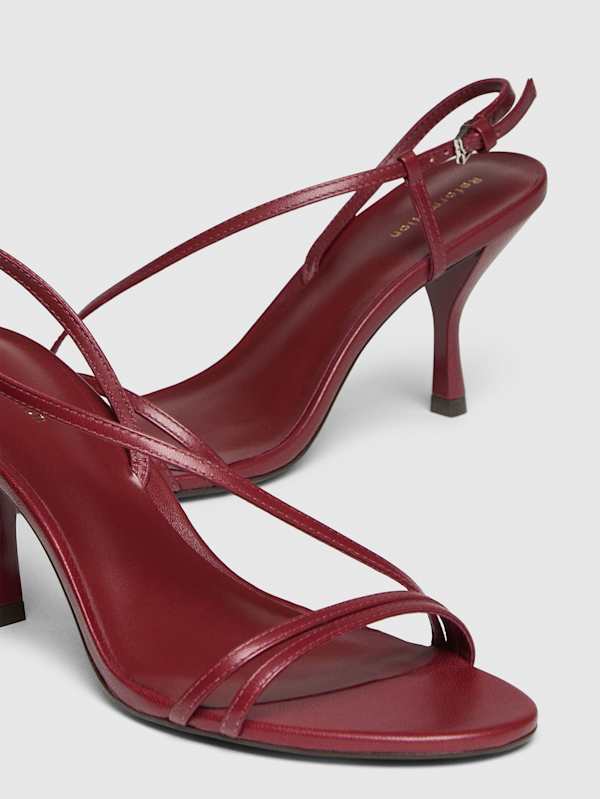 Petunia Heeled Sandal - Berry Jam Leather