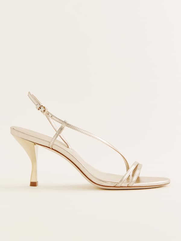 Petunia Heeled Sandal - Gold