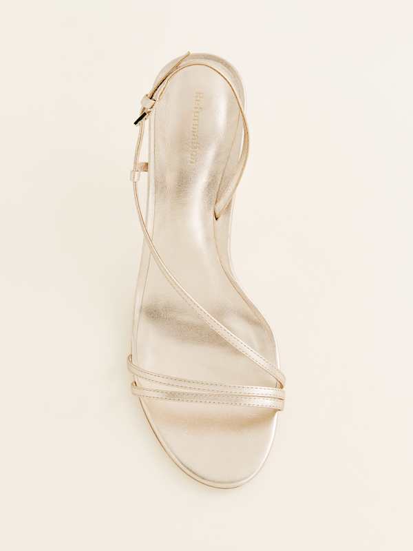 Petunia Heeled Sandal - Gold