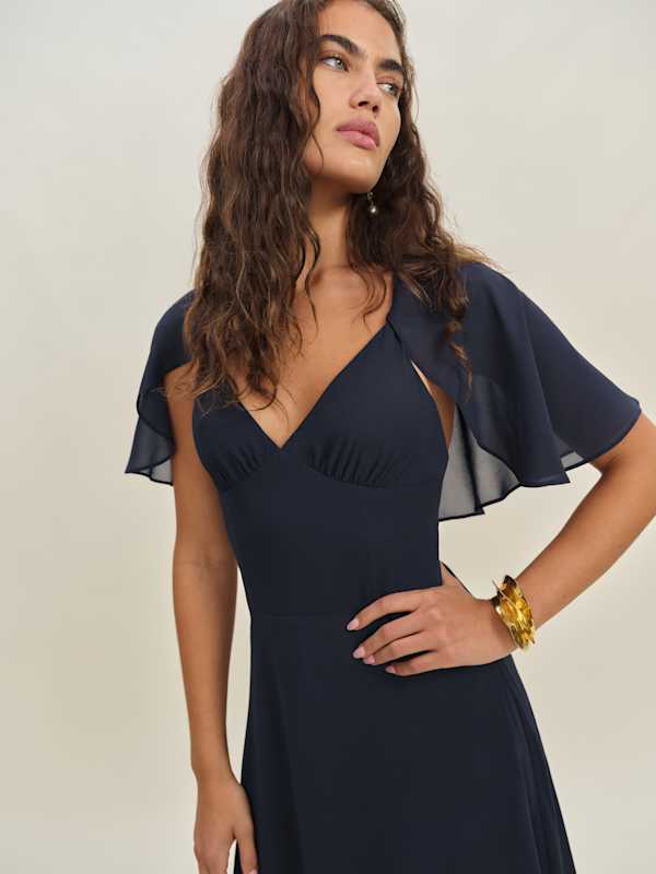 Pia Dress - Navy