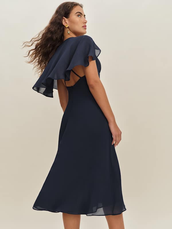 Pia Dress - Navy