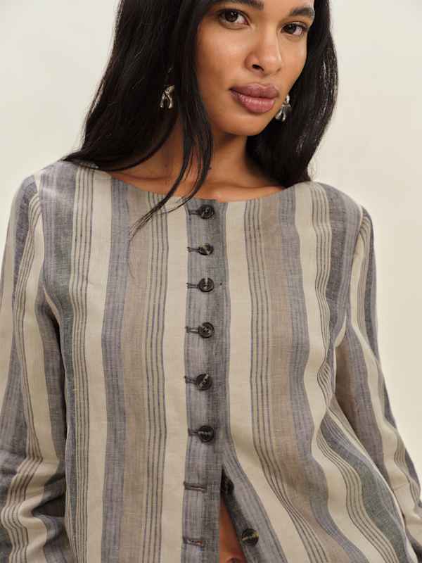 Lucia Jacket - Cannes Stripe