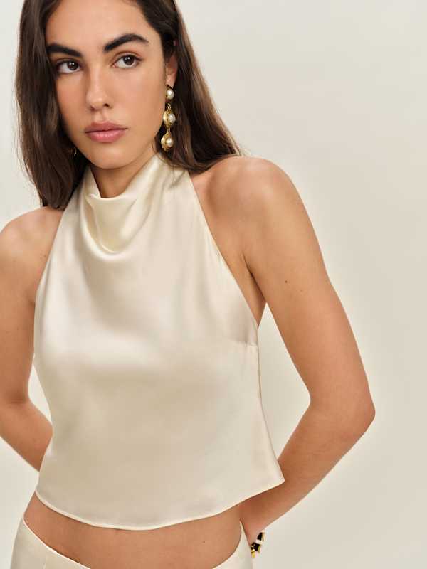 Sera Silk Two Piece - Almond