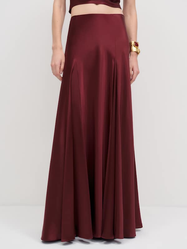 Sera Silk Two Piece - Boysenberry