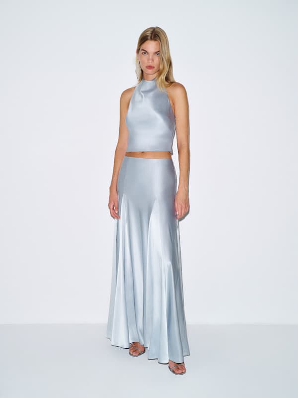 Sera Silk Two Piece - Mineral