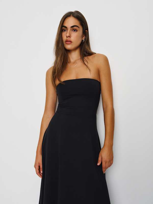 Robe en maille Lora - Noir