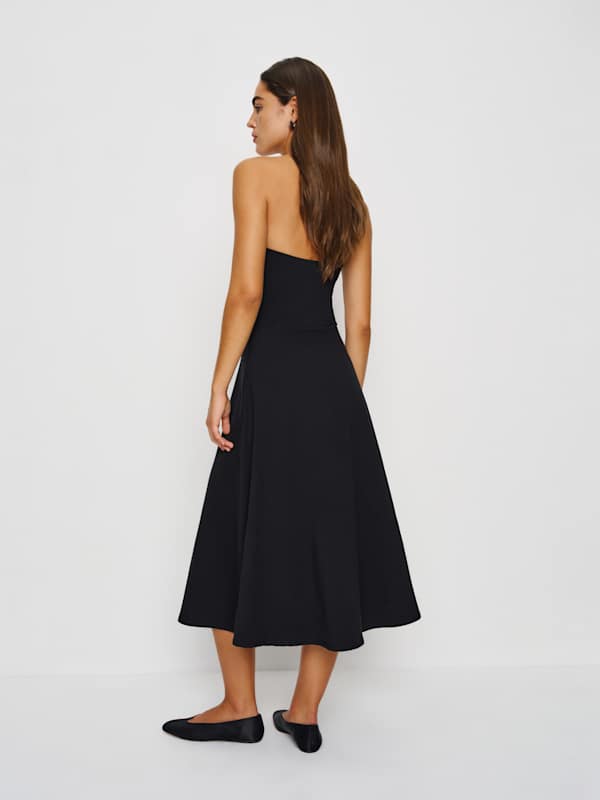 Robe en maille Lora - Noir