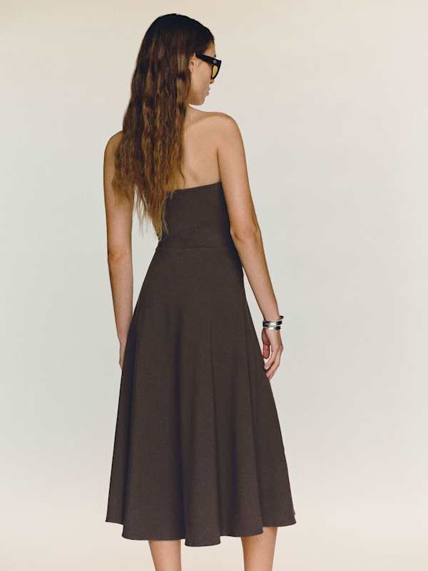 Lora Knit Dress - Mole