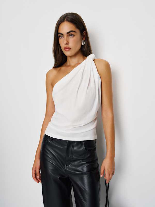 Harvey Knit Top - White