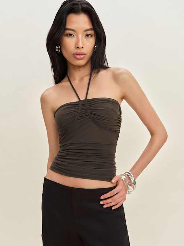 Lyle Knit Top - Grey