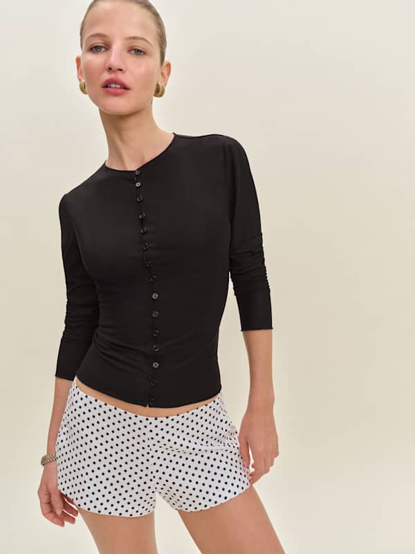 Val Knit Cardigan - Black