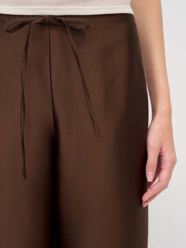 Olina Cropped Pant - Cafe