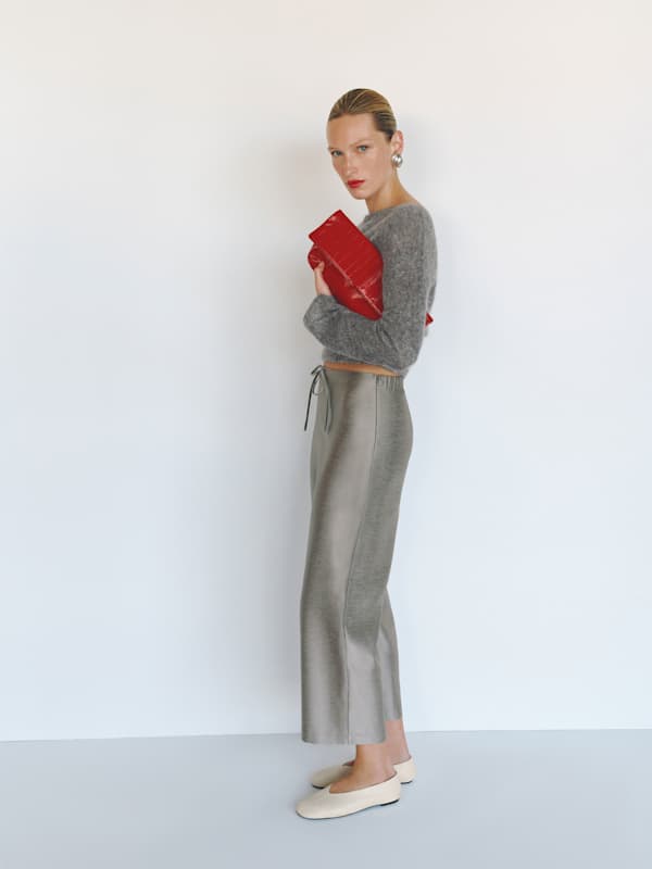 Olina Cropped Pant - Mercury