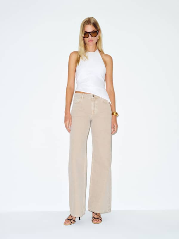 Reese Linen Top - White