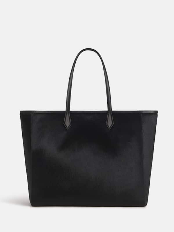 Sofia Tote - Black Haircalf