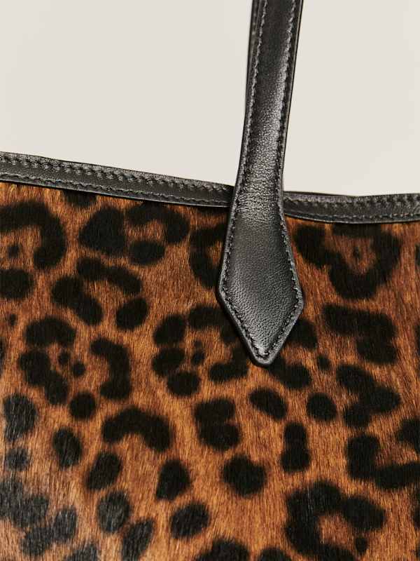 Sofia Tote - Leopard Haircalf
