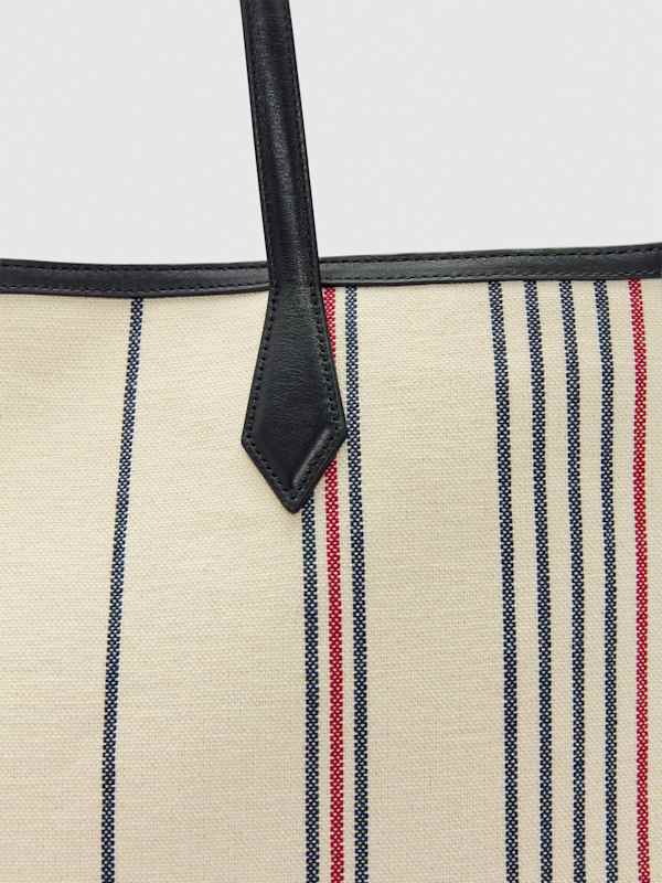 Sofia Tote - Multi Stripe Canvas
