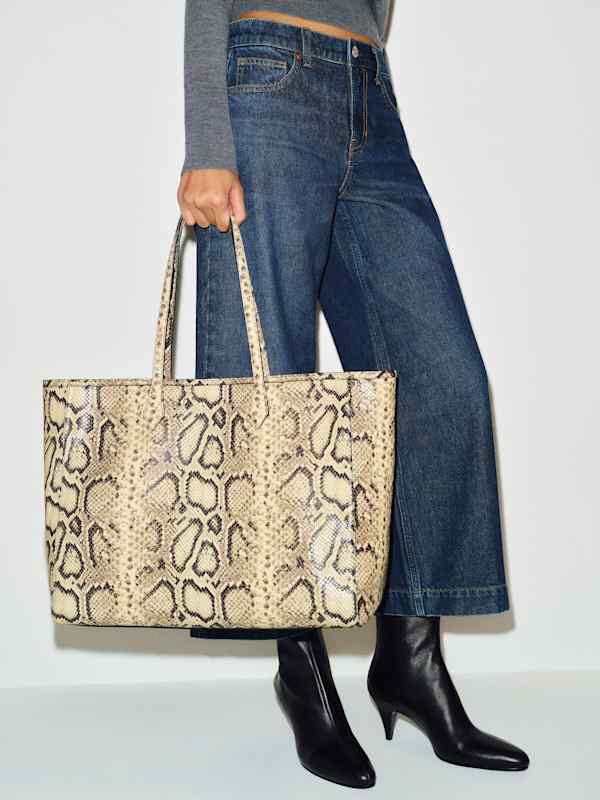 Sofia Tote - Warm Snake Leather