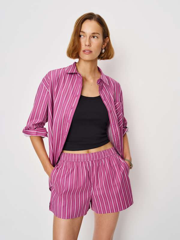 Miles Short - Hibiscus Stripe