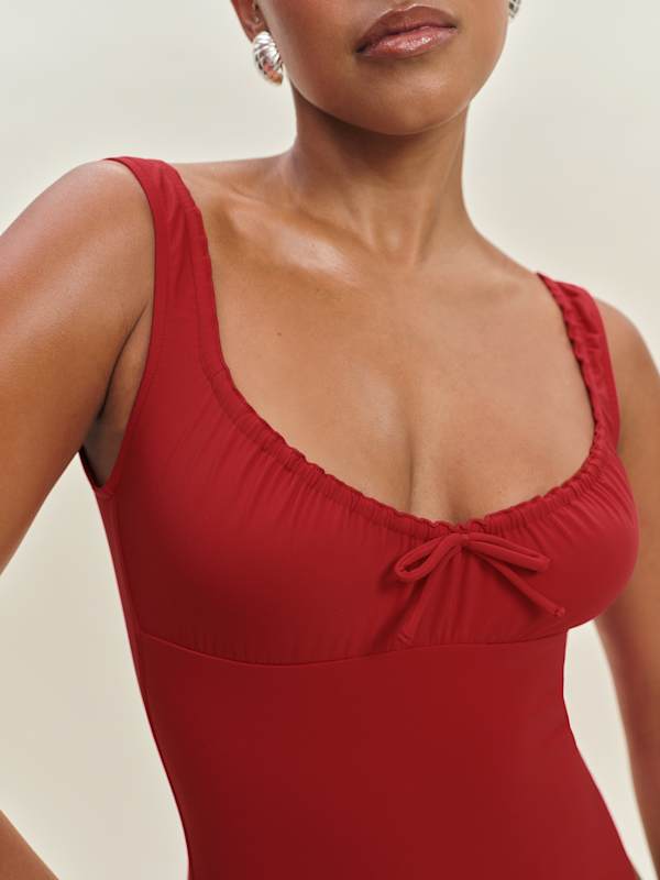 Bahia One Piece Swimsuit - Lipstick