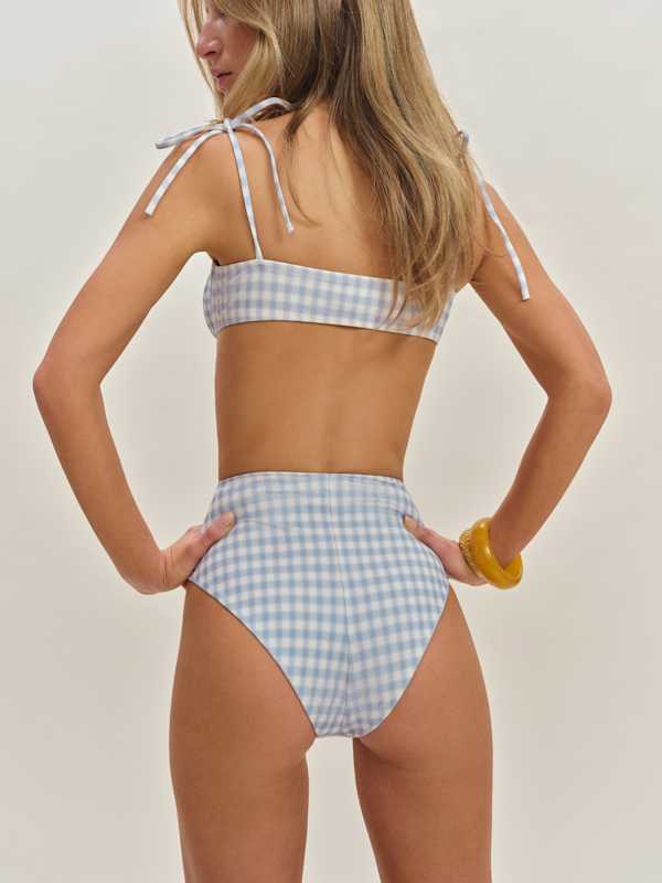 Bas de bikini Ana - Crystal &agrave; carreaux