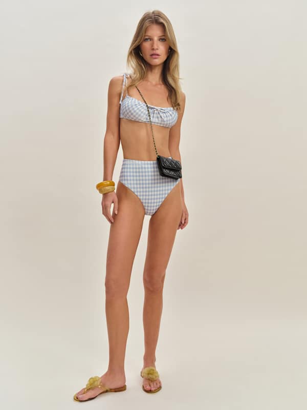 Bas de bikini Ana - Crystal &agrave; carreaux