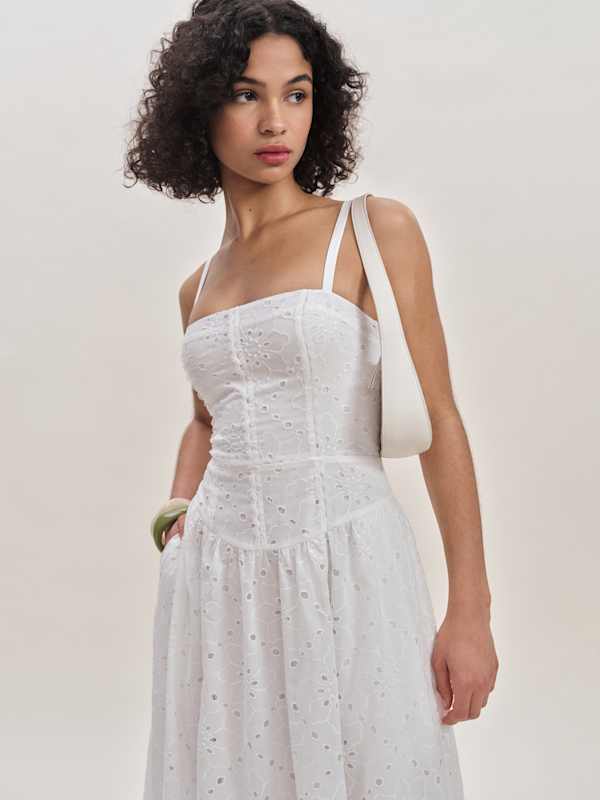 Katarin Dress - White