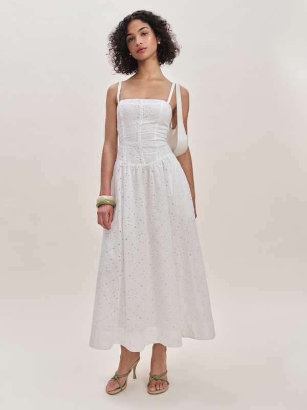 Katarin Dress - White