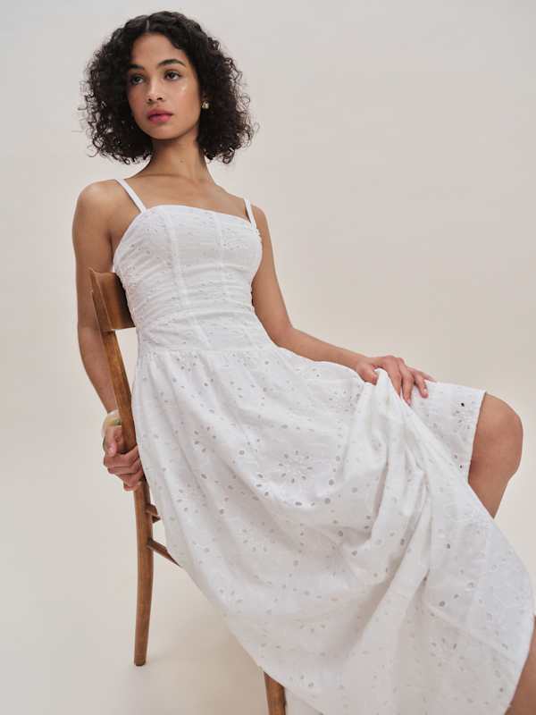 Katarin Dress - White