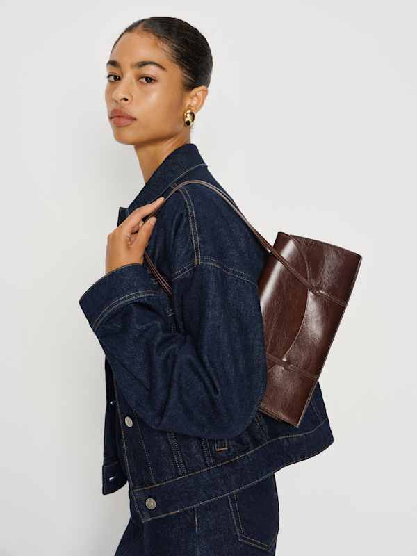 Elena Shoulder Bag - Chestnut Leather