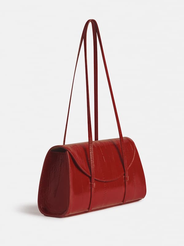Elena Shoulder Bag - Ladybug Eel